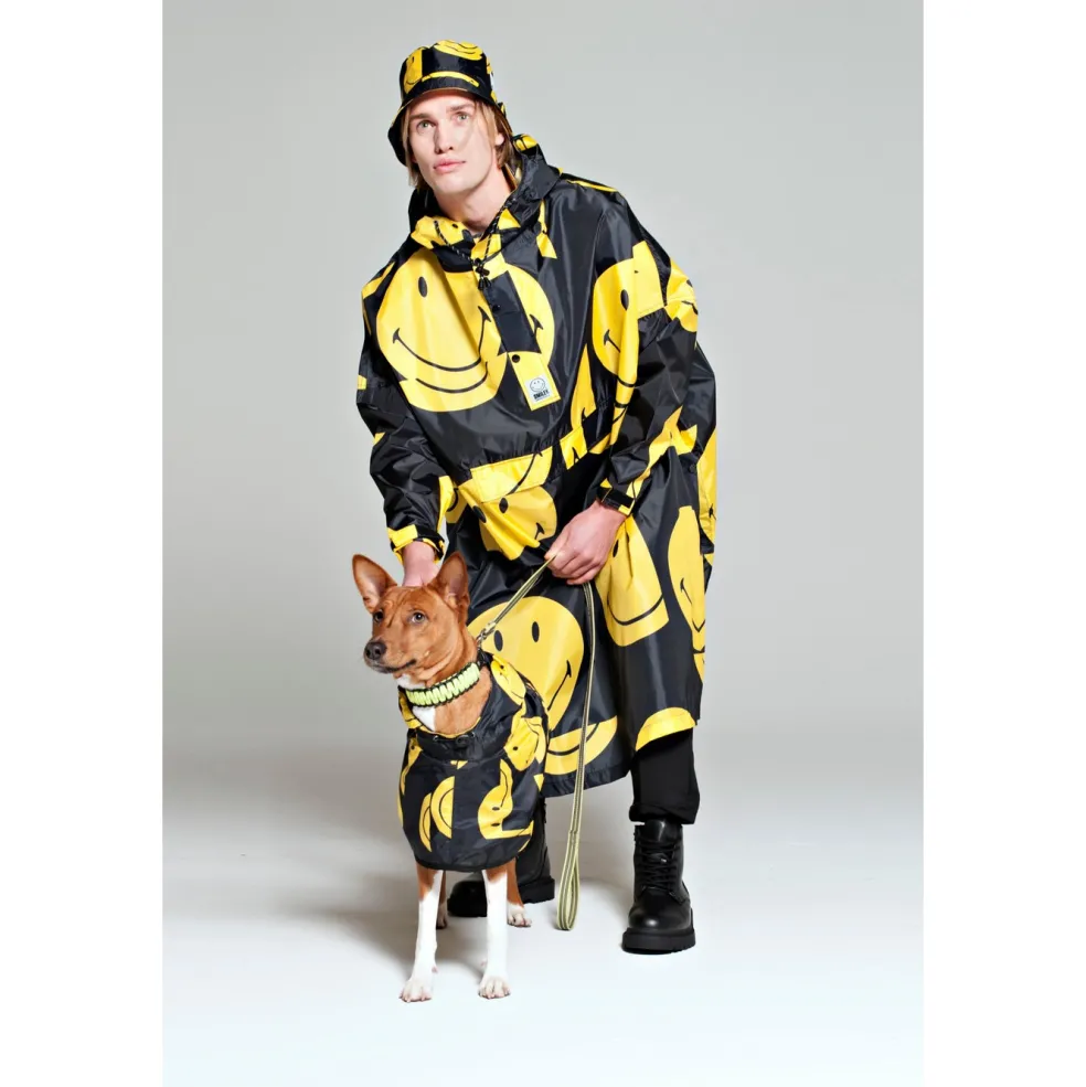 Rainkiss All Smiles X Smiley regenponcho black