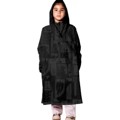Rainkiss Back To Black regenponcho junior black