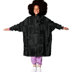 Rainkiss Back To Black regenponcho junior black