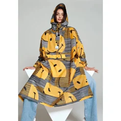 Rainkiss Sunset X Smiley regenponcho multicolour