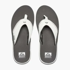 Reef Fanning slippers heren grey white