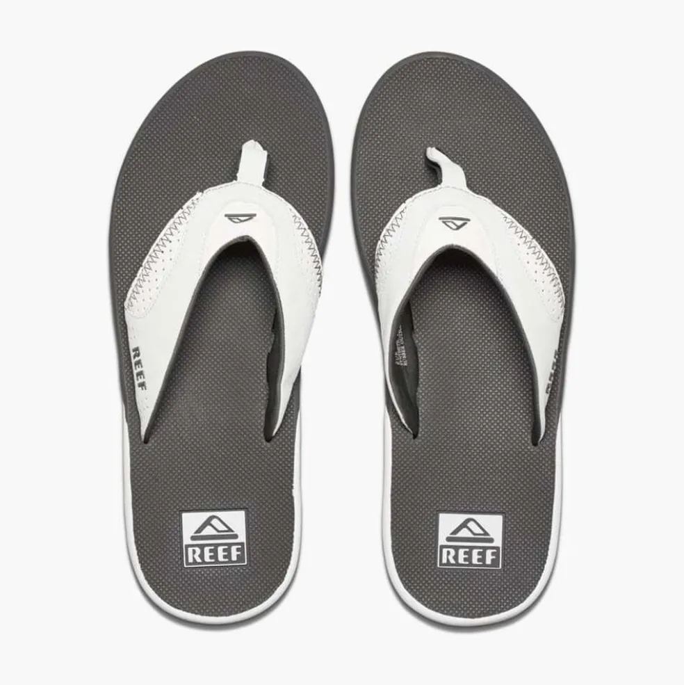 Reef Fanning slippers heren grey white