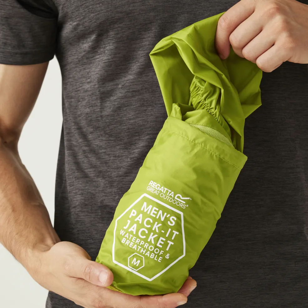 Regatta Pack It III regenjas heren grenoble green