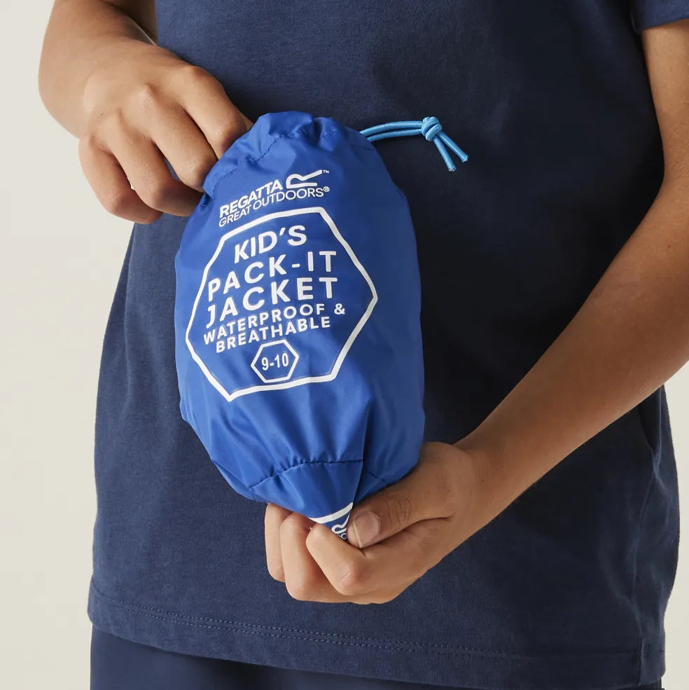 Regatta Pack It regenjas junior olympian blue elysium blue
