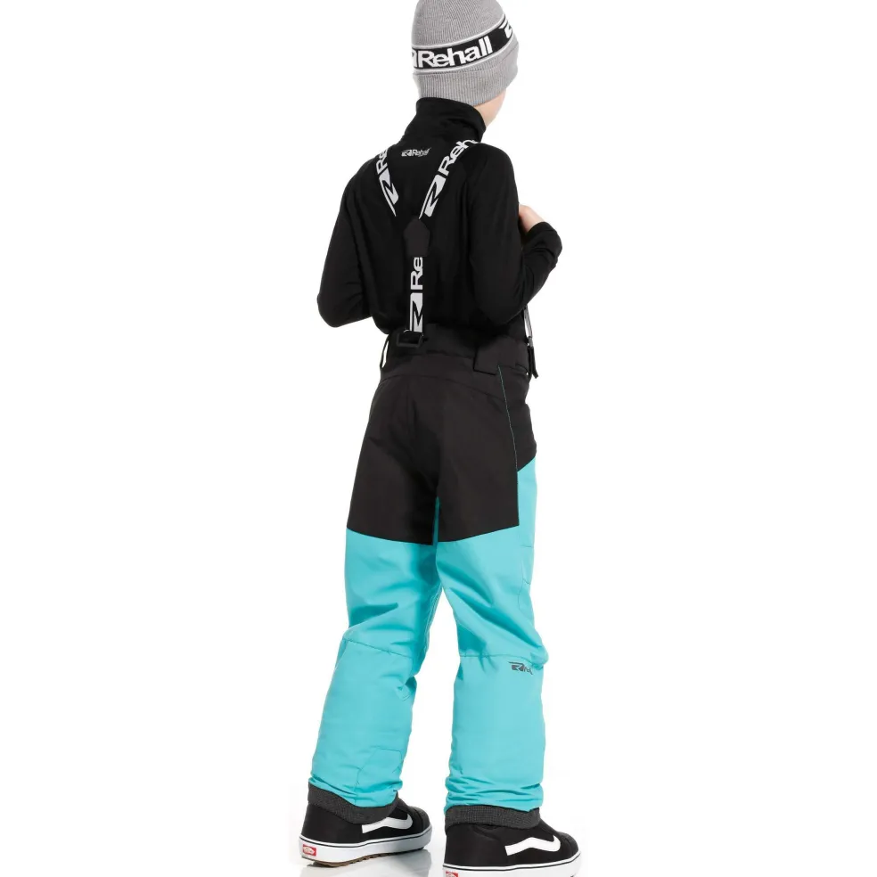 Rehall Digger skibroek junior aqua black