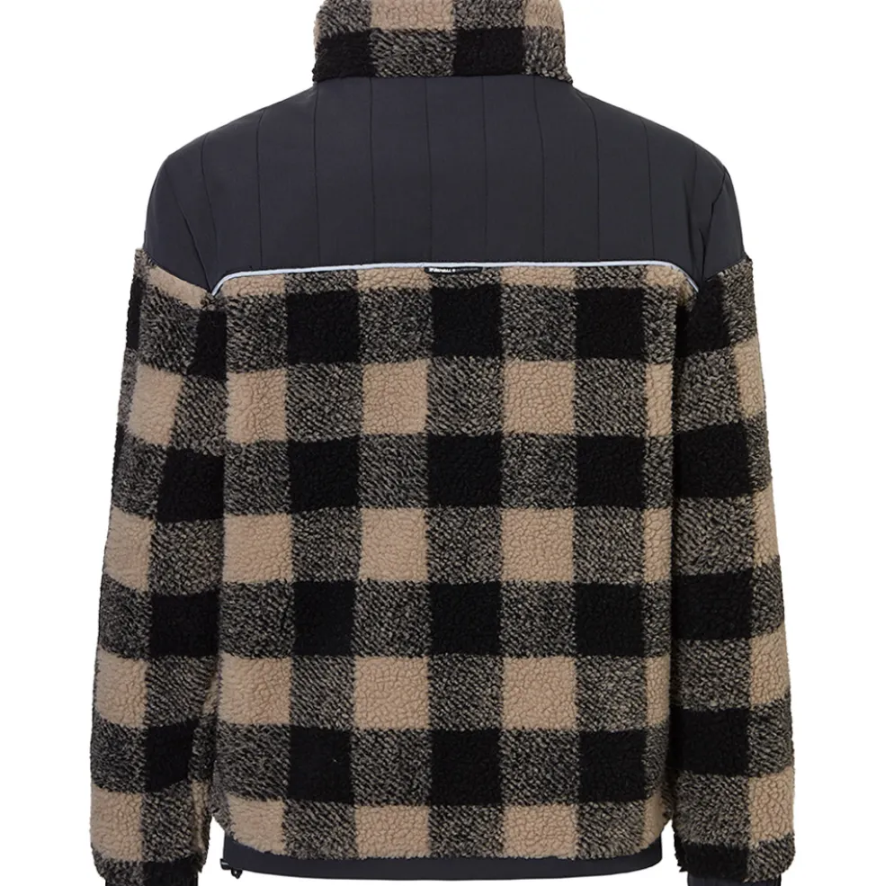 Rehall RITCHALL-R fleece vest junior stone check