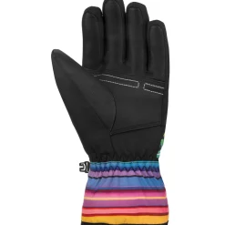 Reusch Alan handschoenen junior black multicolour lines