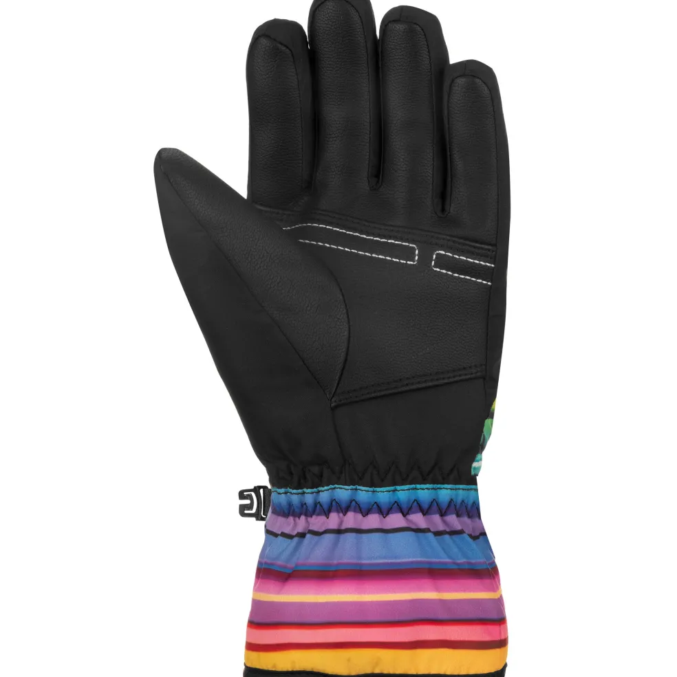 Reusch Alan handschoenen junior black multicolour lines