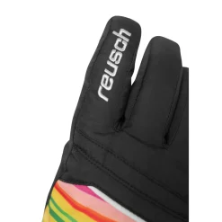 Reusch Alan handschoenen junior black multicolour lines