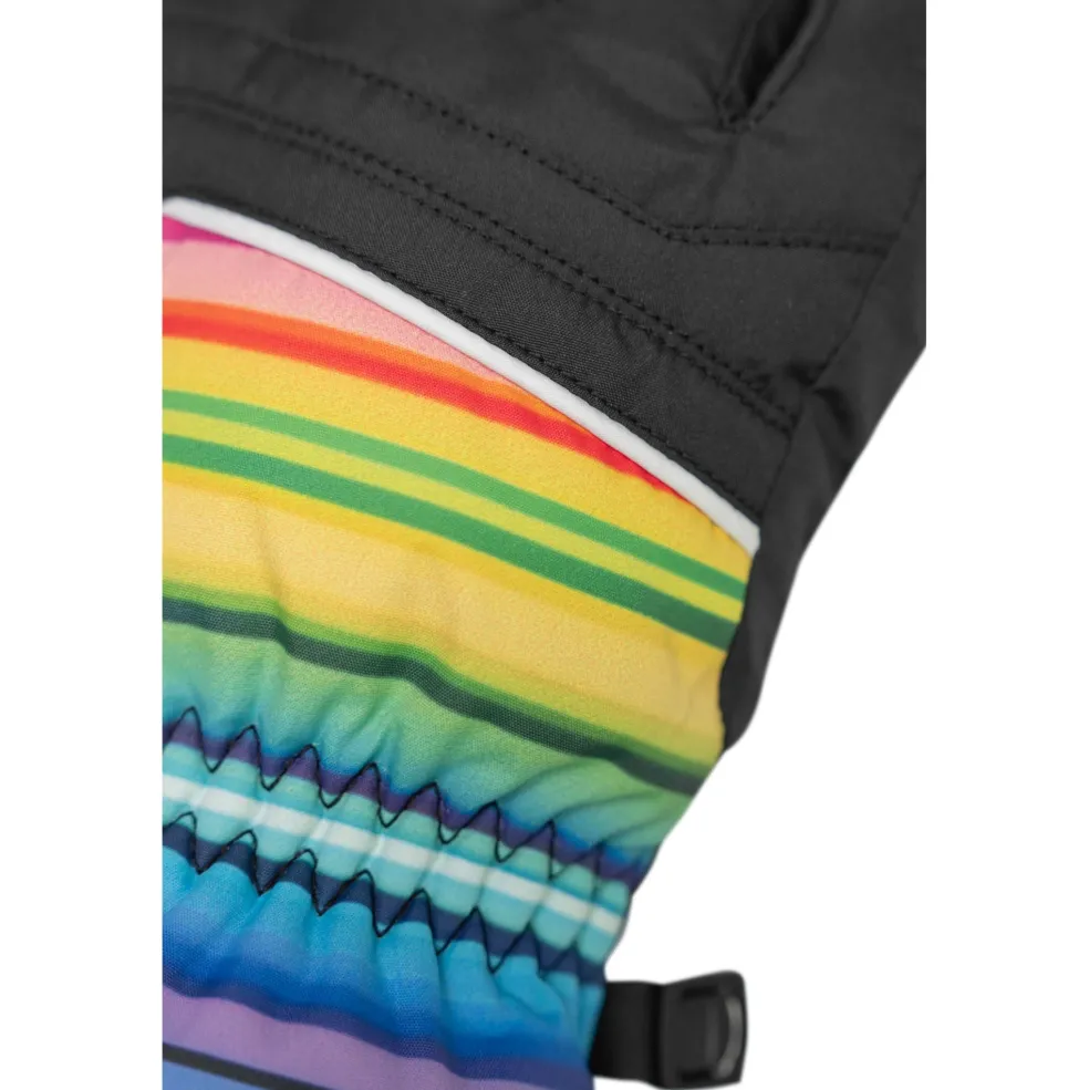 Reusch Alan handschoenen junior black multicolour lines