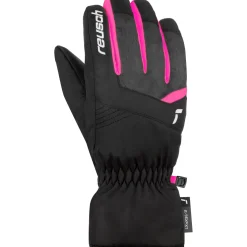 Reusch Bennet R-TEX XT handschoenen junior black black melange pink glo
