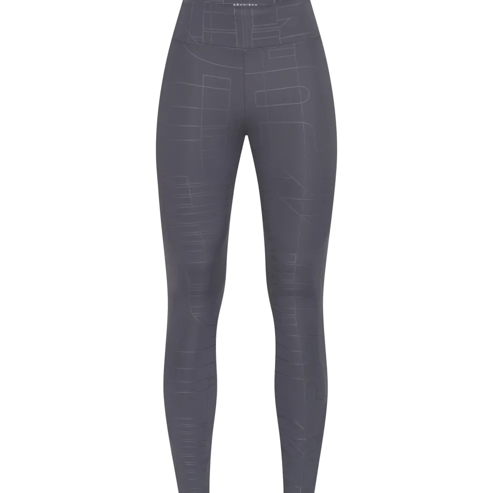 Röhnisch 112231 sportlegging dames dk plum emboss