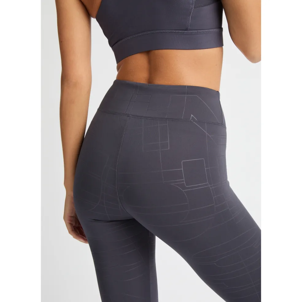 Röhnisch 112231 sportlegging dames dk plum emboss