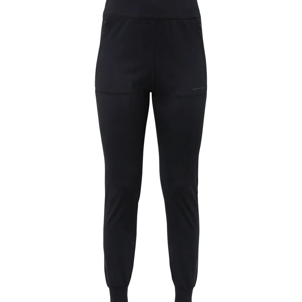 Röhnisch Soft Jersey trainingsbroek black