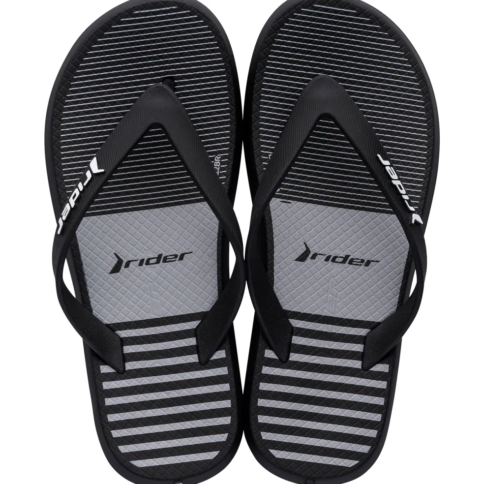 Rider R1 Style Kids slippers junior black grey