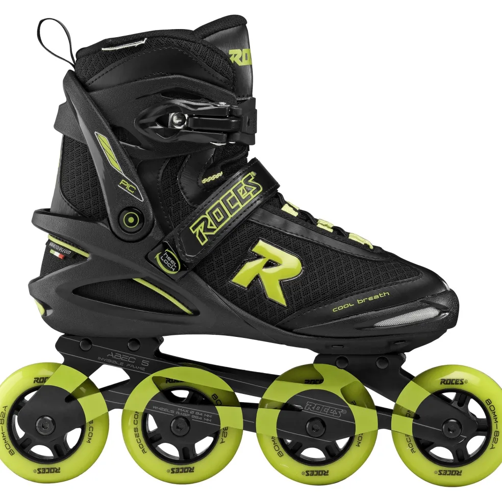 Roces PIC TIF 80 inline skates heren black lime