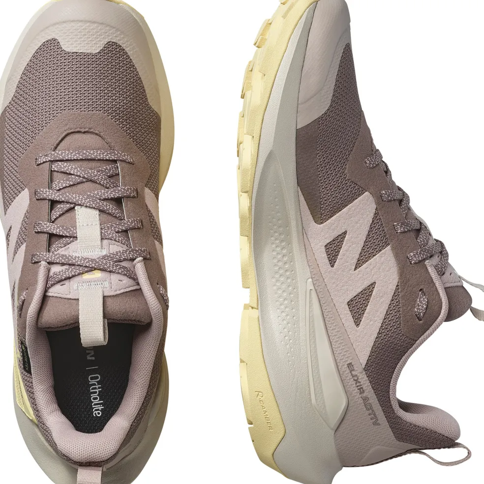 Salomon ELIXIR ACTIV GORE-TEX wandelschoenen dames iron etherea tuc sunlight