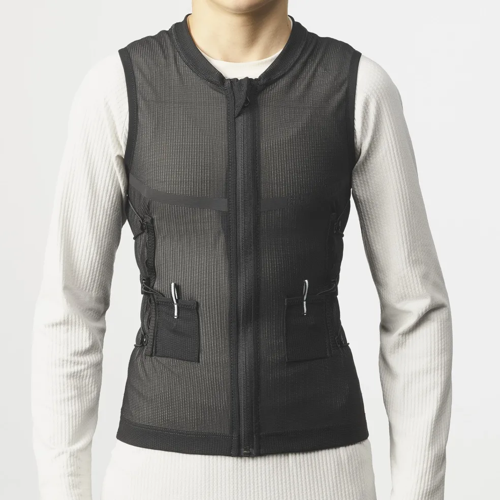 Salomon Flexcell Pro rugbeschermer junior black