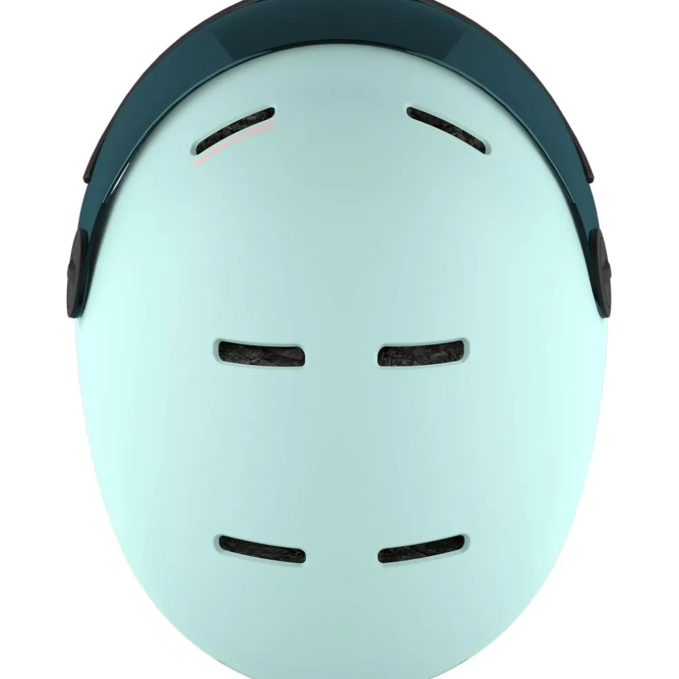 Salomon Orka Visor skihelm junior bleached aqua