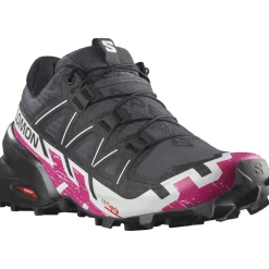 Salomon Speedcross 6 hardloopschoenen dames ebony white berry