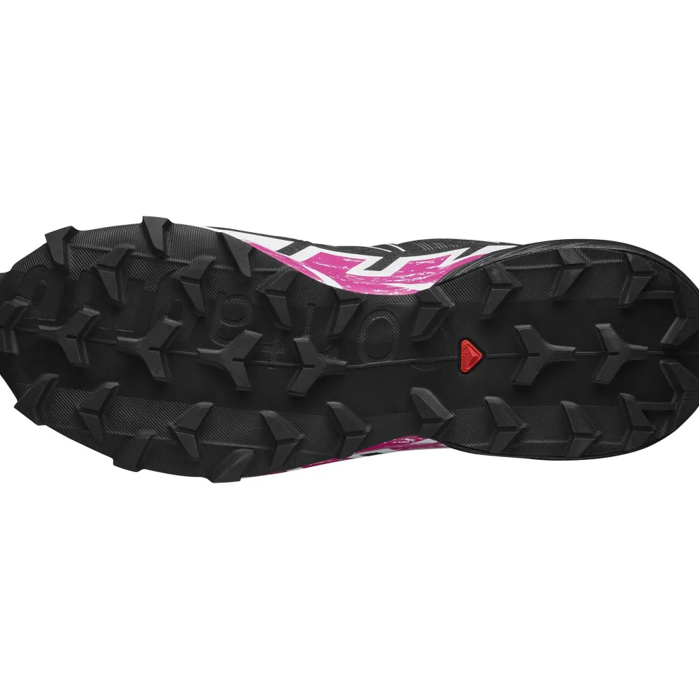 Salomon Speedcross 6 hardloopschoenen dames ebony white berry