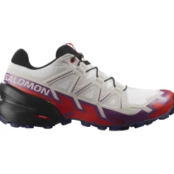 Salomon Speedcross 6 hardloopschoenen dames white sparkling grape