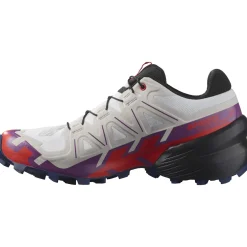 Salomon Speedcross 6 hardloopschoenen dames white sparkling grape