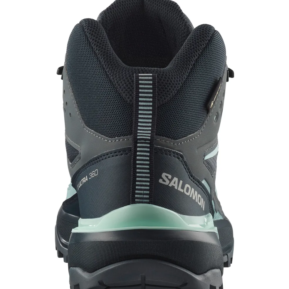 Salomon X ULTRA 360 GORE-TEX wandelschoenen dames turbulence carbon tourmaline