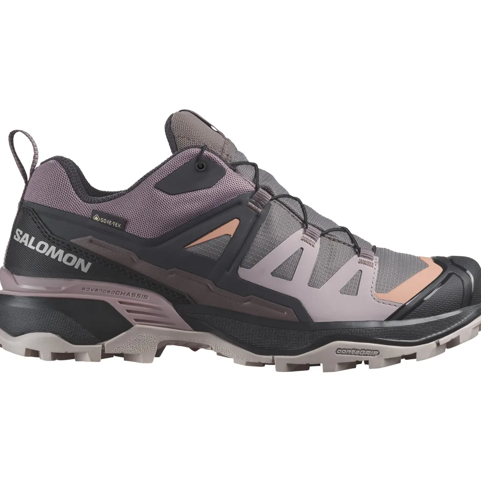 Salomon X Ultra 360 GTX Lo wandelschoenen dames plum kitten phantom cork
