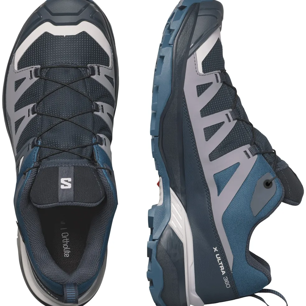 Salomon X Ultra 360 GTX Lo wandelschoenen heren carbon india ink deep dive