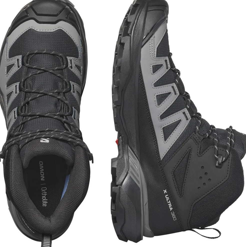 Salomon X Ultra 360 GTX Mid wandelschoenen heren black magnet pewter