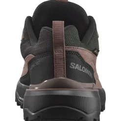 Salomon X ULTRA 360 LEATHER GORE-TEX wandelschoenen dames cognac peppercorn black