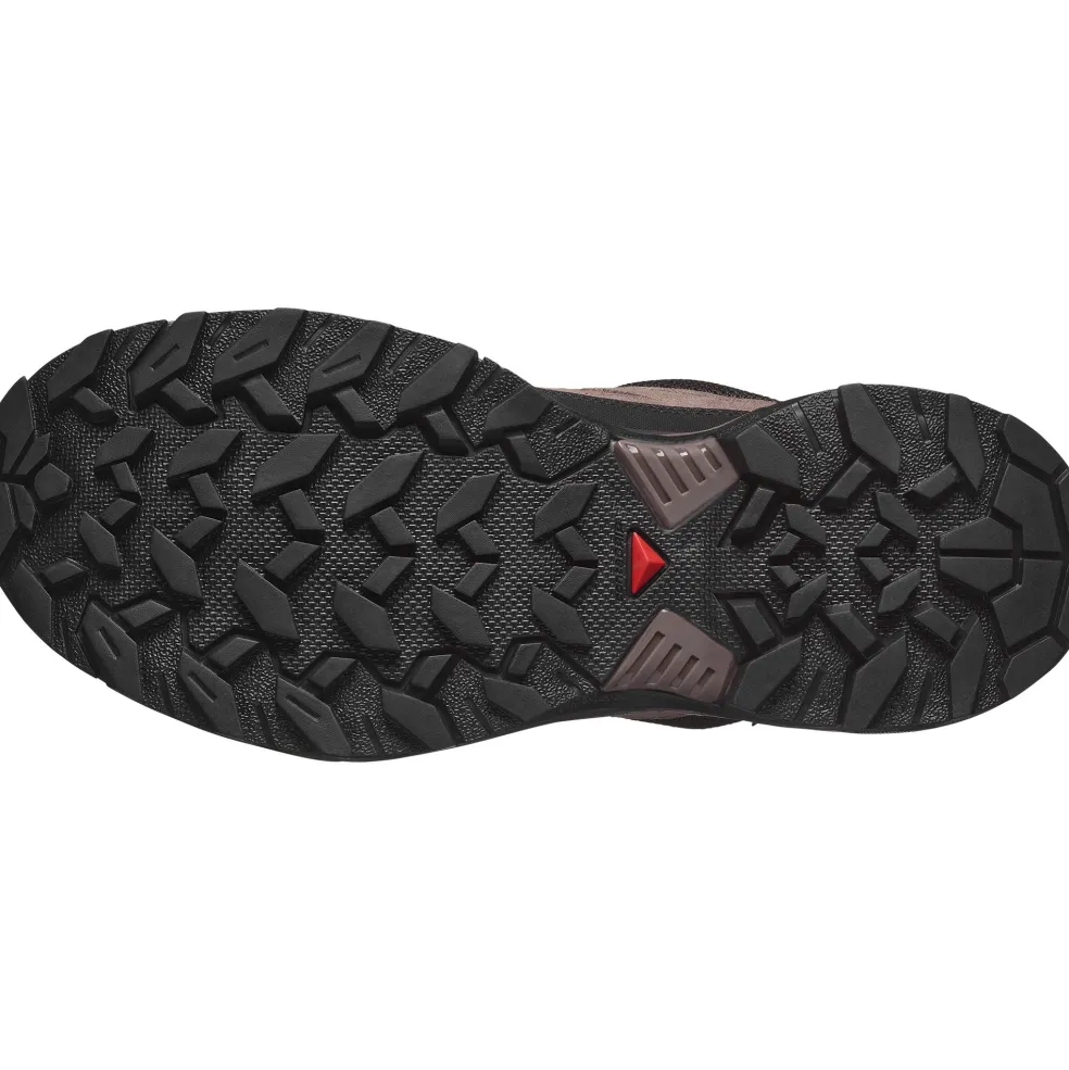 Salomon X ULTRA 360 LEATHER GORE-TEX wandelschoenen dames cognac peppercorn black