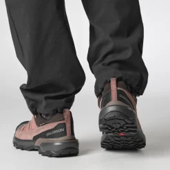 Salomon X ULTRA 360 LEATHER GORE-TEX wandelschoenen dames cognac peppercorn black