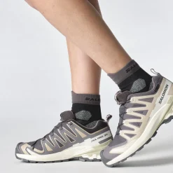 Salomon XA PRO 3D V9 GORE-TEX hardloopschoenen dames nine iron oxford tan alfalfa