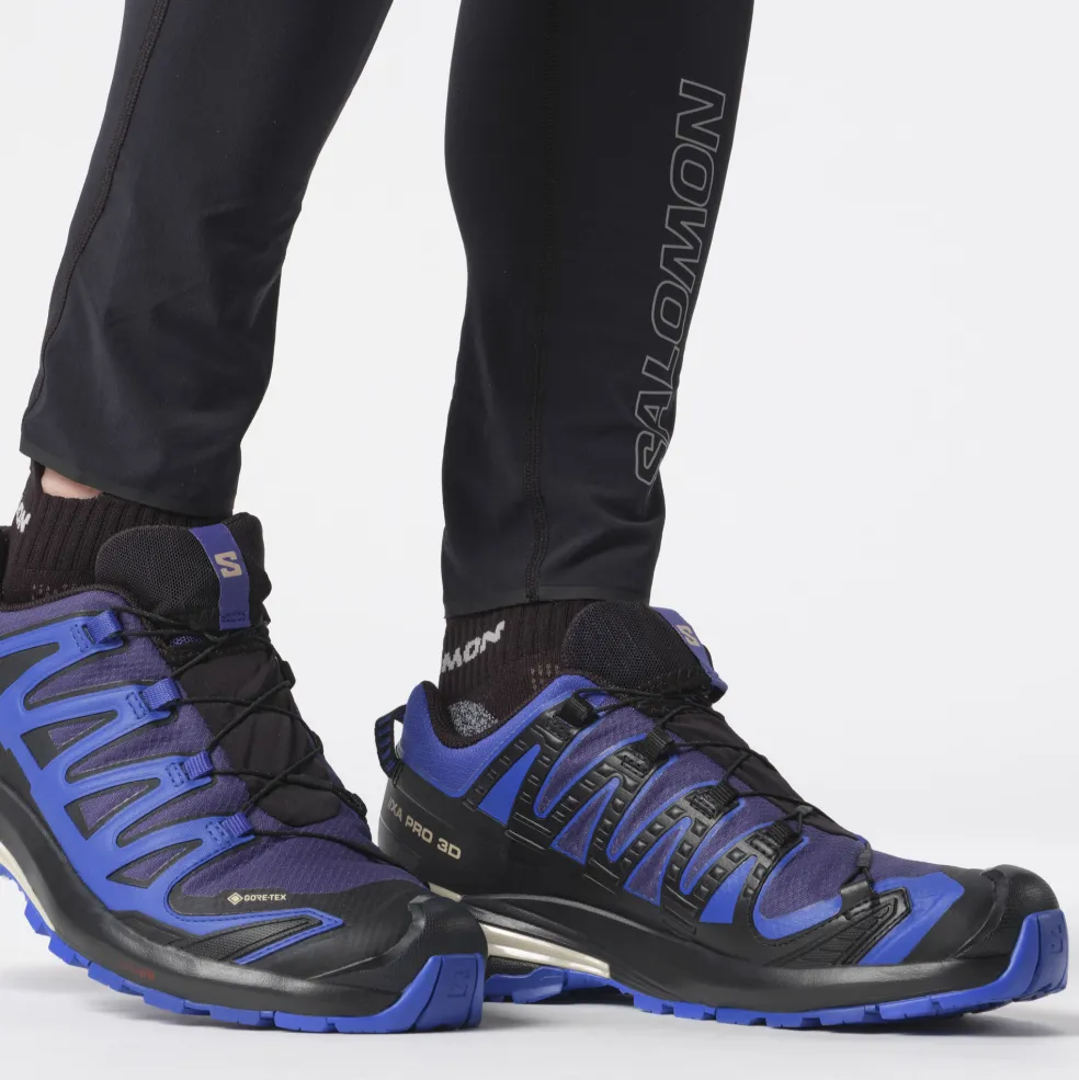 Salomon XA PRO 3D V9 GORE-TEX wandelschoenen heren blue print surf the web lapis blue