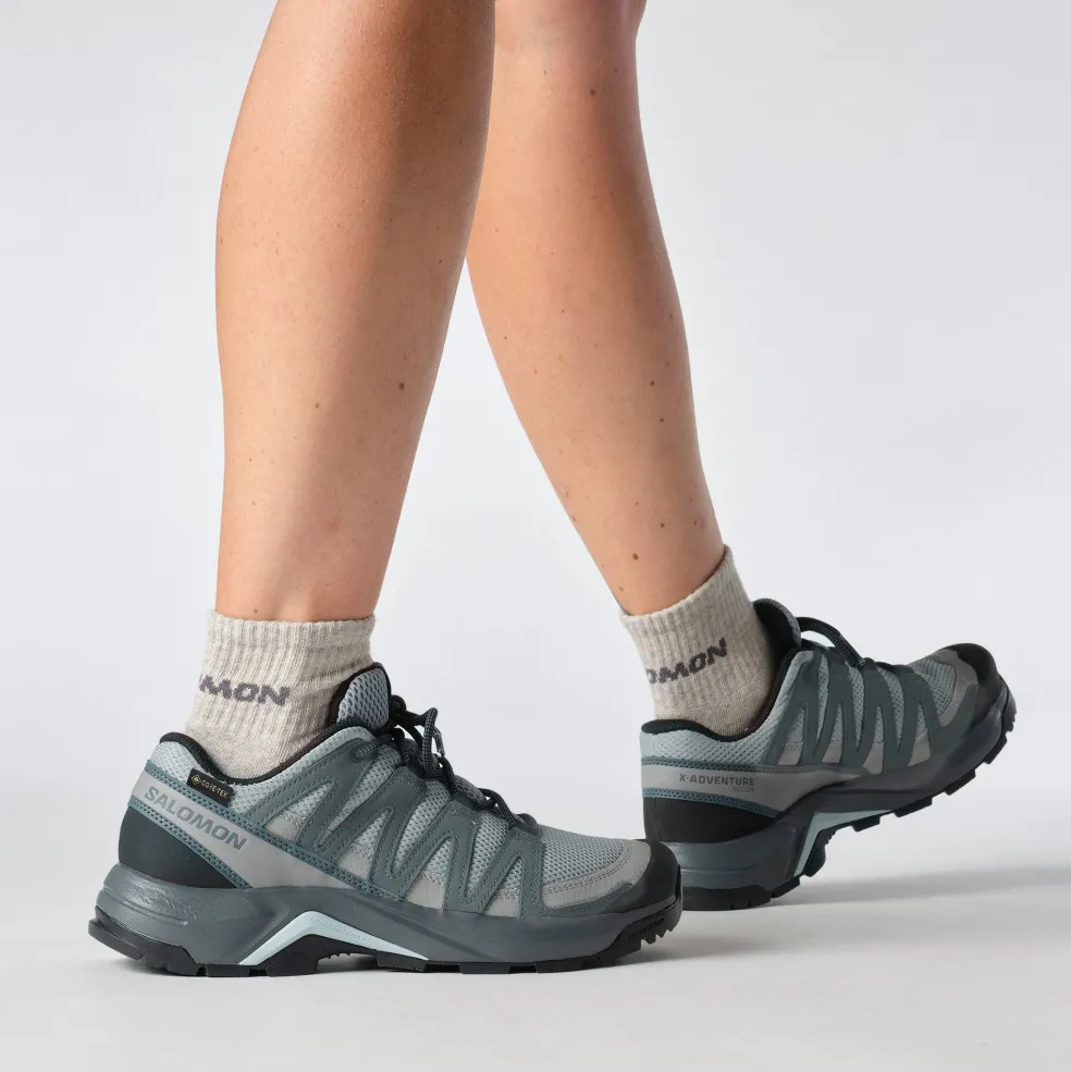 Salomon X-ADVENTURE RECON GORE-TEX wandelschoenen dames monument turbulence blue