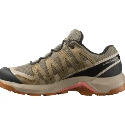 Salomon X-ADVENTURE RECON GORE-TEX wandelschoenen dames falcon desert tan hyma pink