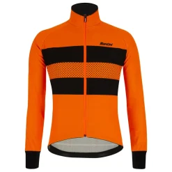 Santini Colore Bengal fietsjack heren orange fluo