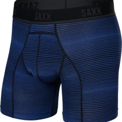 SAXX Kinetic Light-Compression sportonderbroek heren variegated stripe blue
