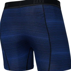 SAXX Kinetic Light-Compression sportonderbroek heren variegated stripe blue