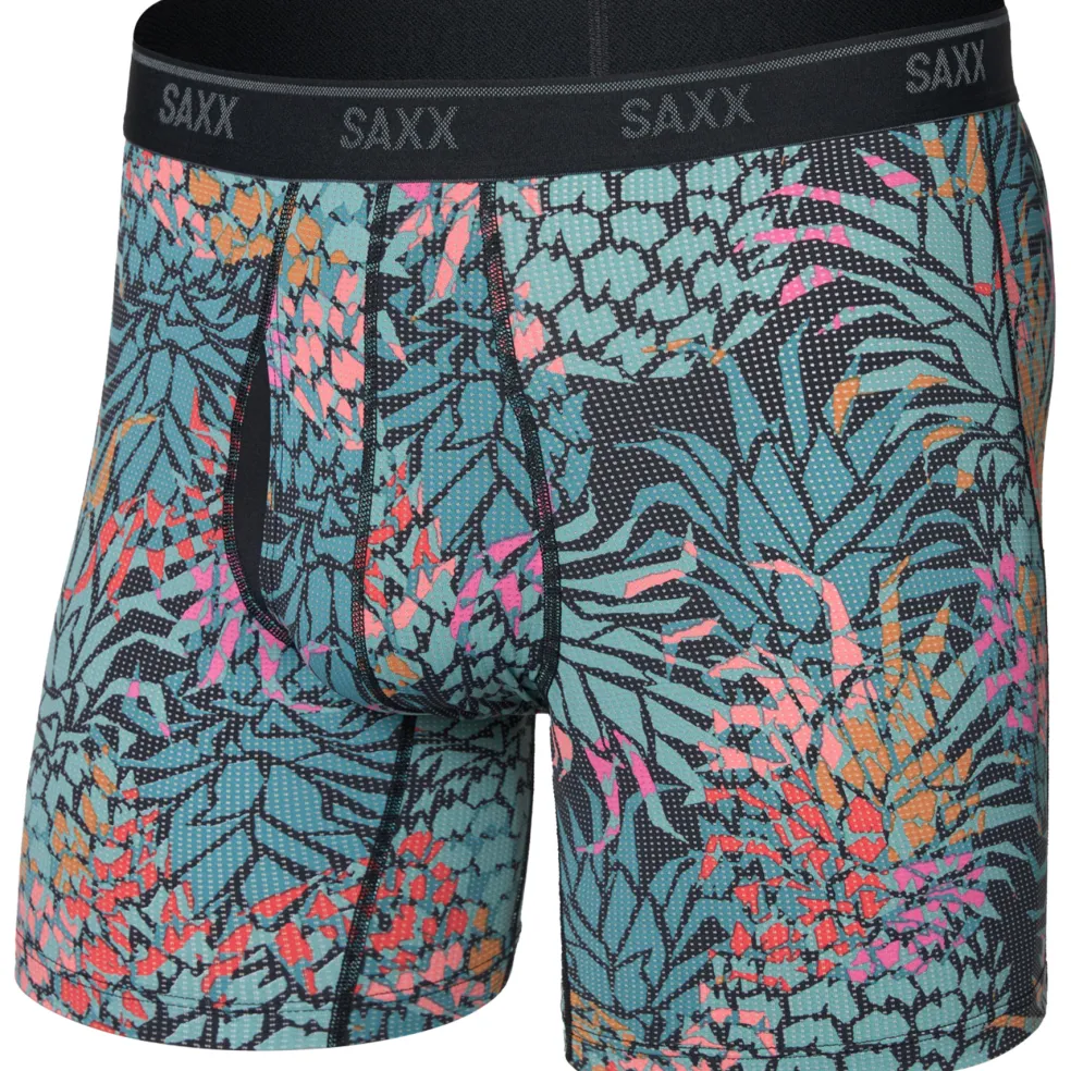 SAXX Quest Quick-Dry Mesh onderbroek heren pineapple patch-multi