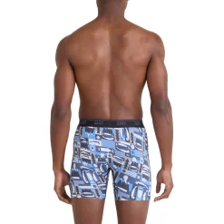 SAXX Quest Quick-Dry Mesh onderbroek heren winter angler-blue