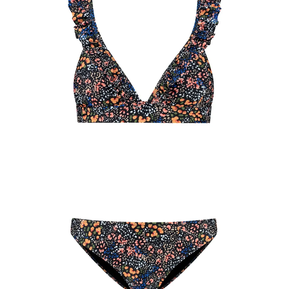 Shiwi BOBBY bikini dames black spotted flower