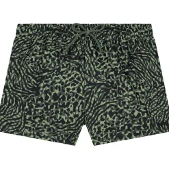Shiwi SIL zwemshort junior forest green mixed animal