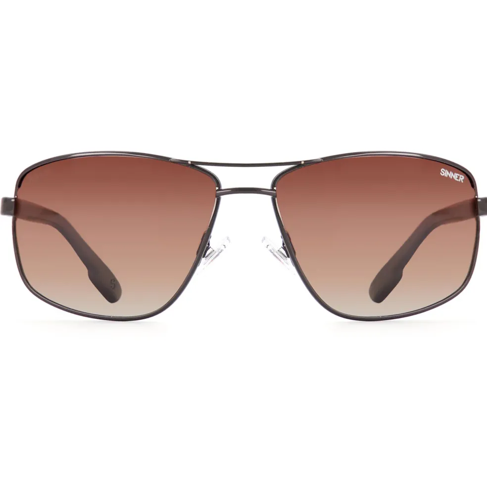 Sinner Brandon zonnebril gradient brown brown metal