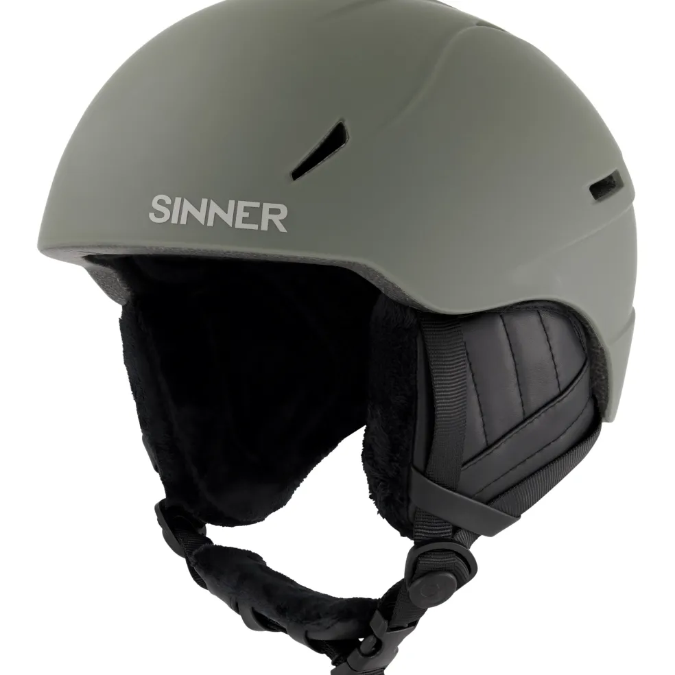 Sinner CREST skihelm moss green