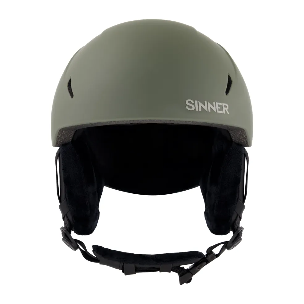 Sinner CREST skihelm moss green