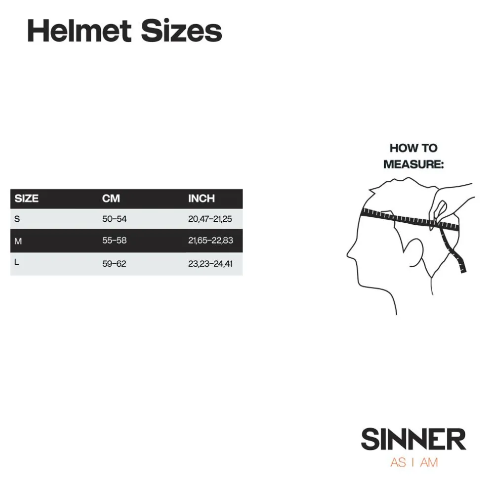 Sinner CREST skihelm white