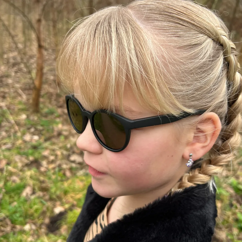 Sinner Kecil zonnebril junior smoke gold oil matte black